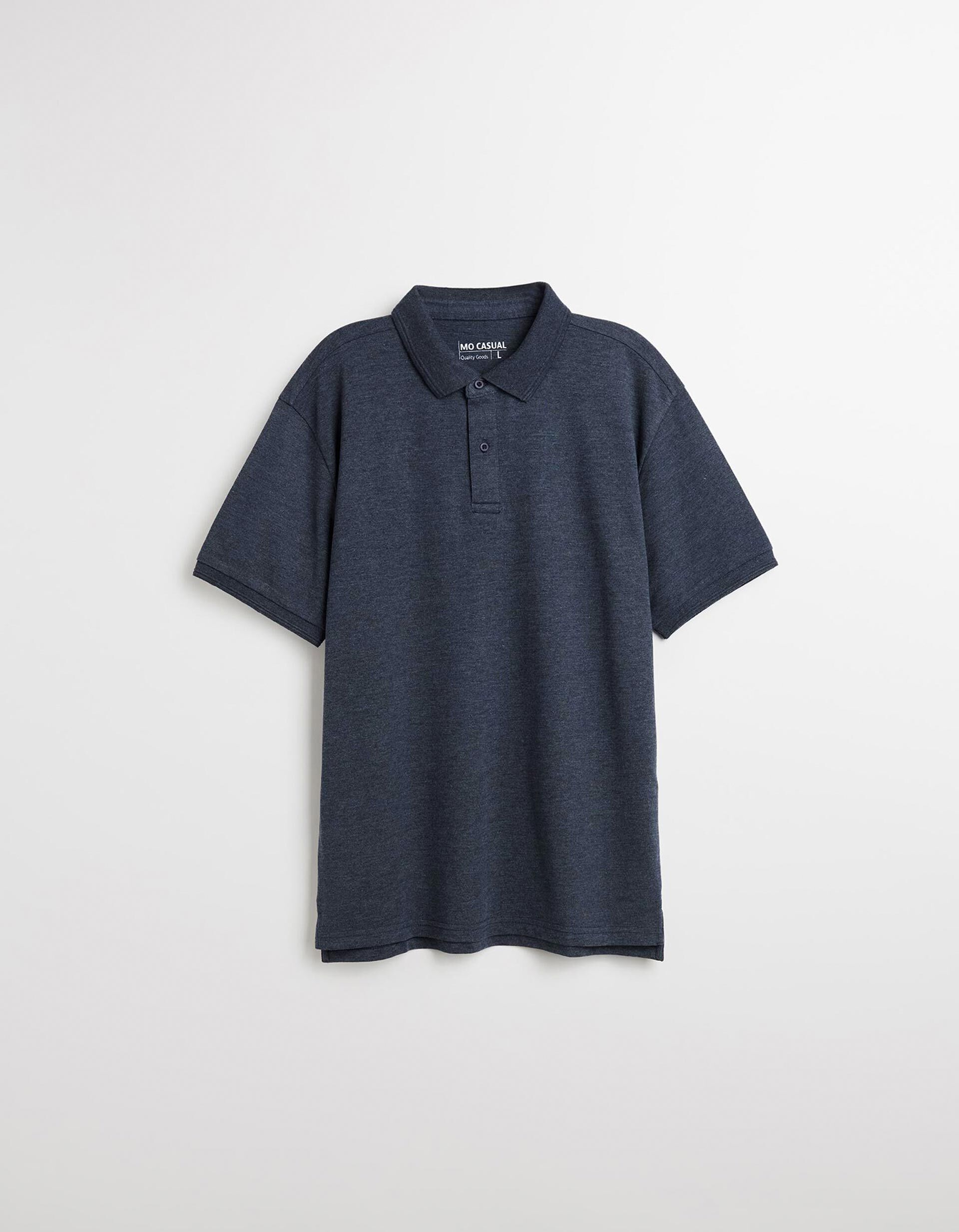 Comprar Online Polo Piquet Manga Curta, Homem, Azul Escuro