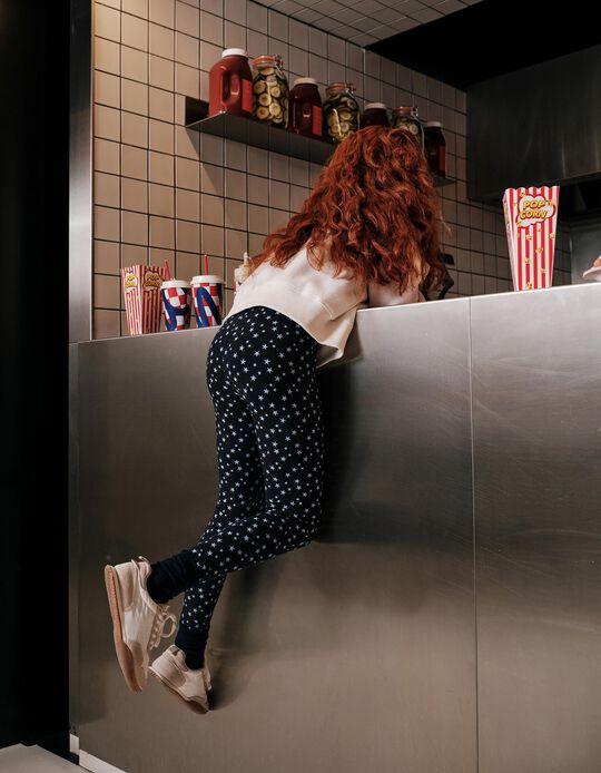 Comprar Online Pack 2 Leggings, Menina, Azul Escuro