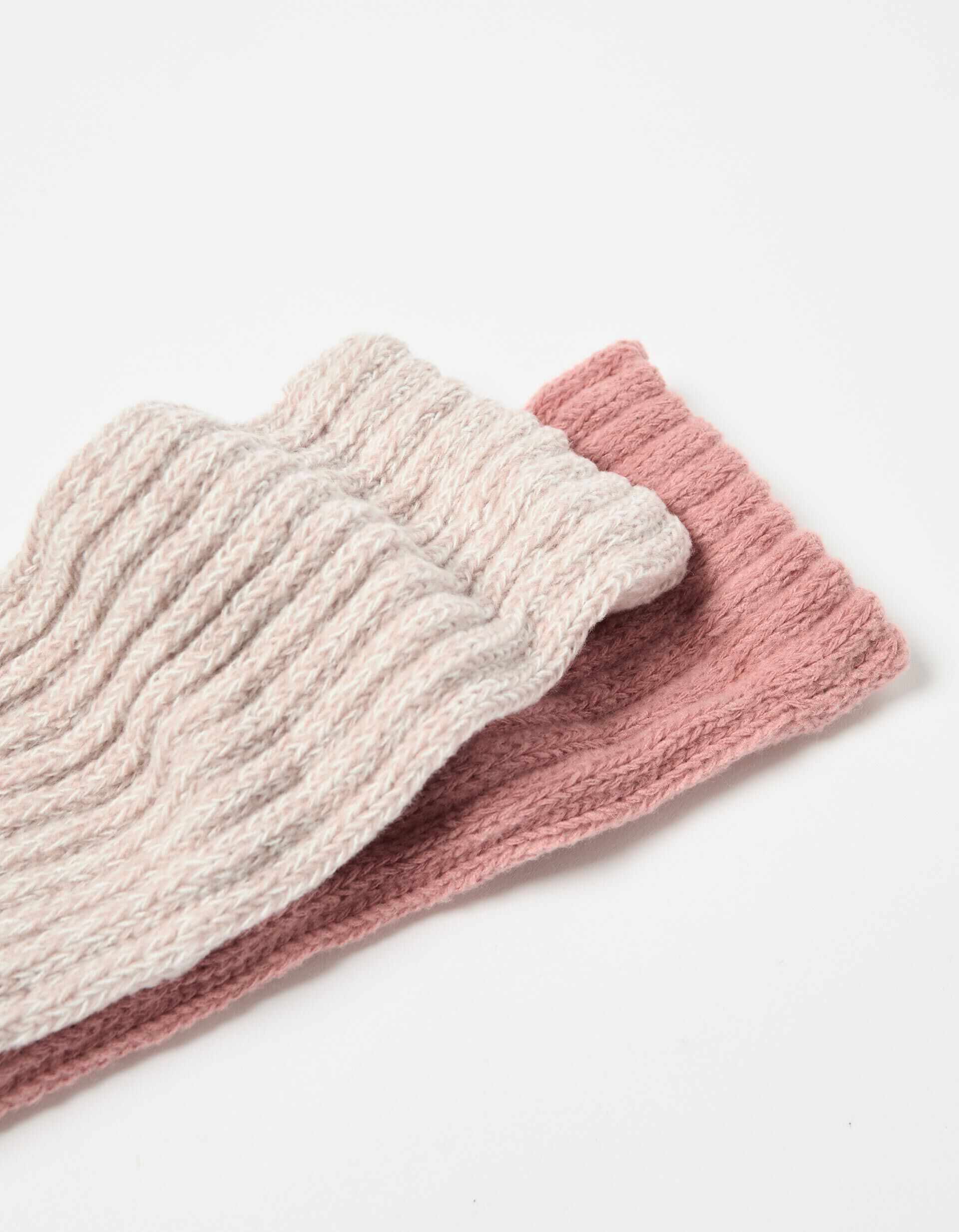 Comprar Online Pack 2 Pares de Meias, Mulher, Bege Claro