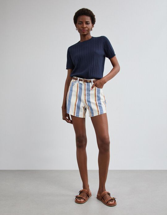Comprar Online Cal&ccedil;&otilde;es De Ganga &Agrave;s Riscas, Mulher, Azul