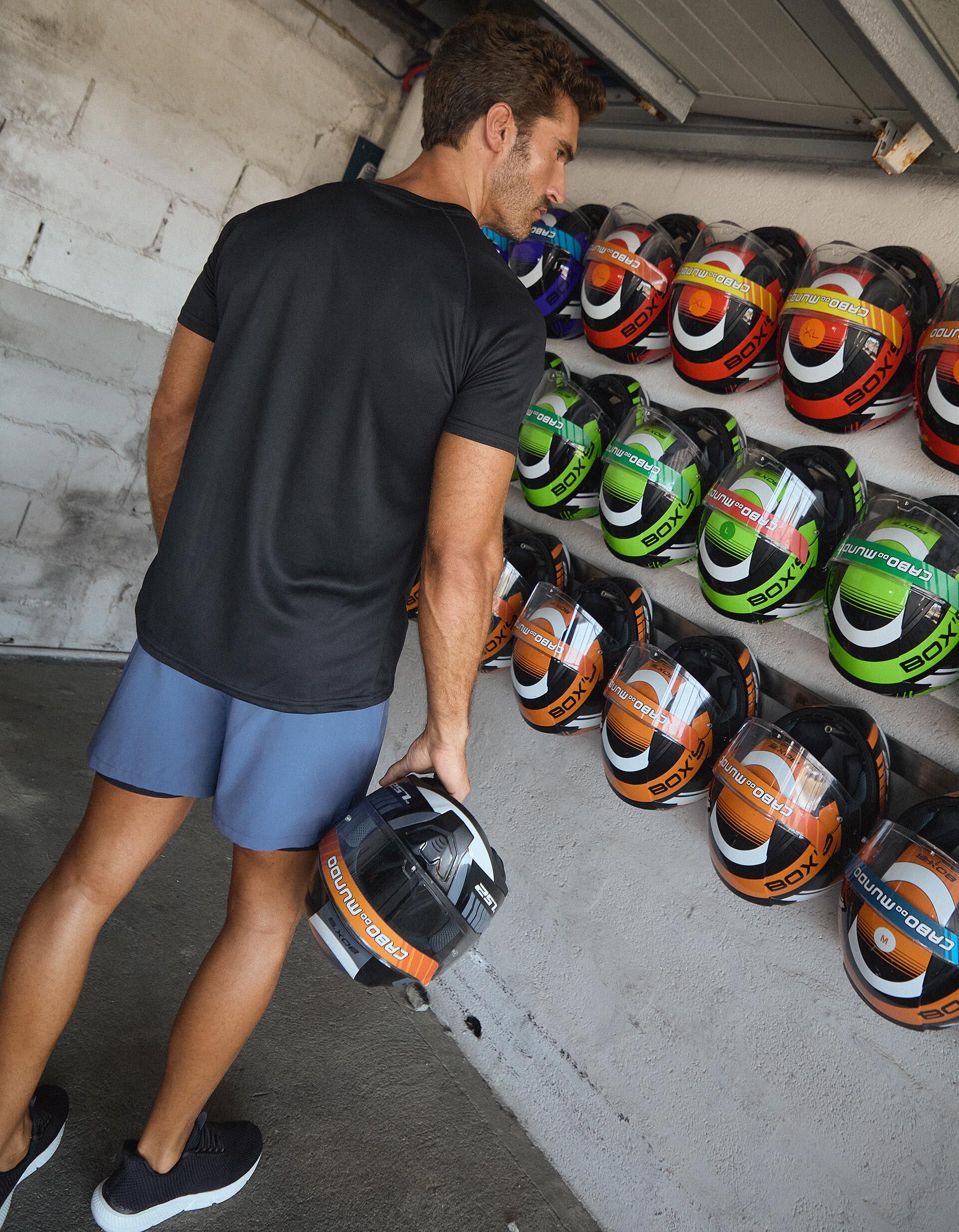 Comprar Online T-shirt de Desporto, Homem, Preto