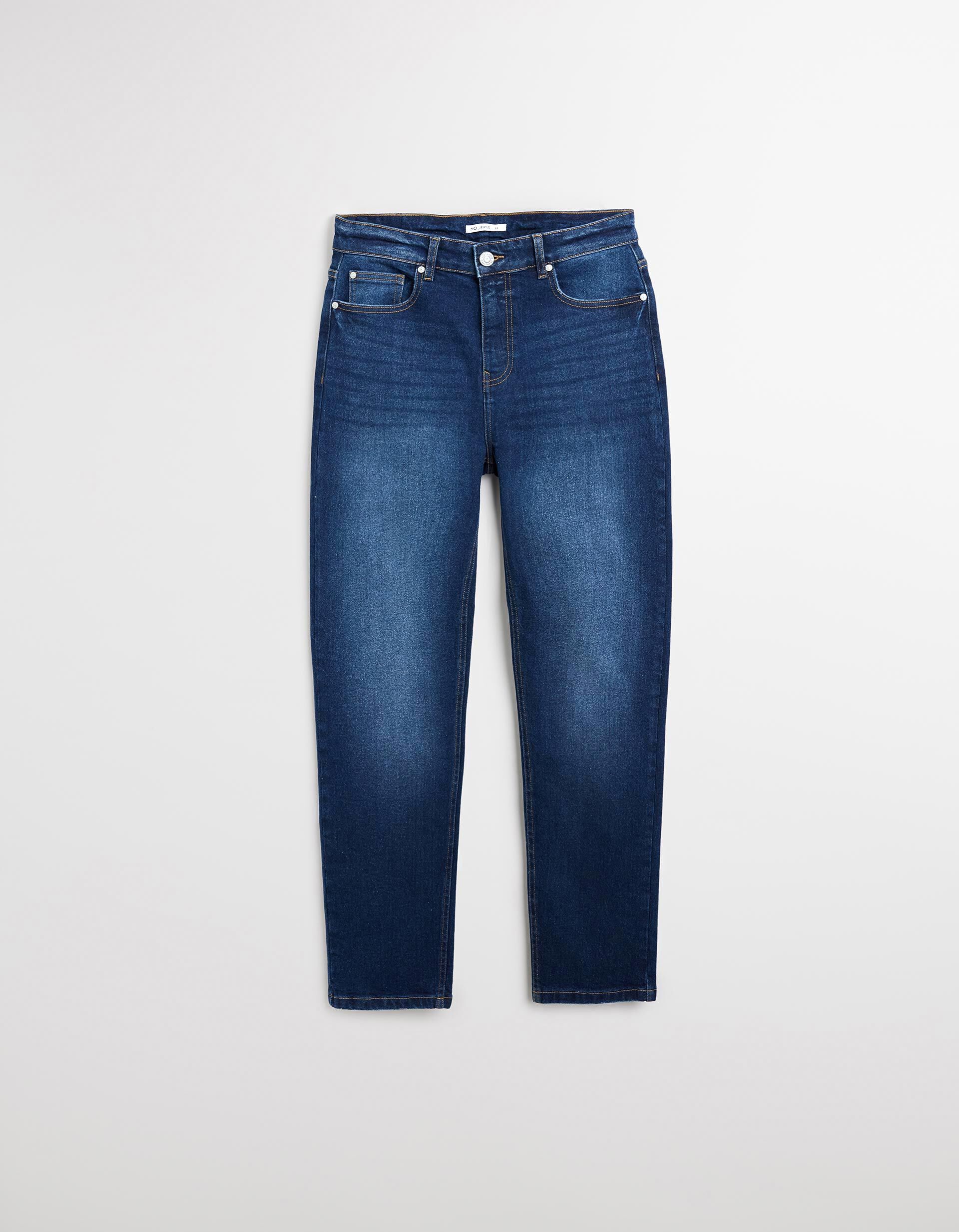 Comprar Online Cal&ccedil;as de Ganga 'Tapered Mom Fit', Mulher, Azul Escuro