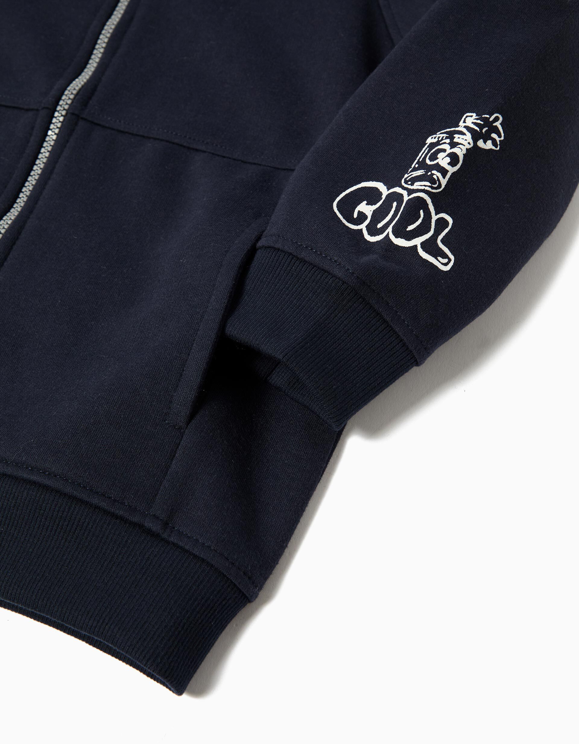 Comprar Online Casaco com Capuz, Menino, Azul Escuro 