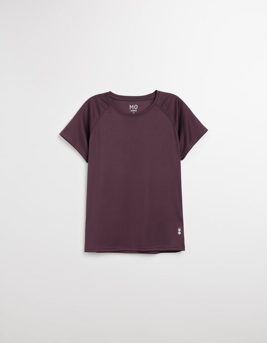 Comprar Online T-shirt de Desporto, Mulher, Roxo Escuro 