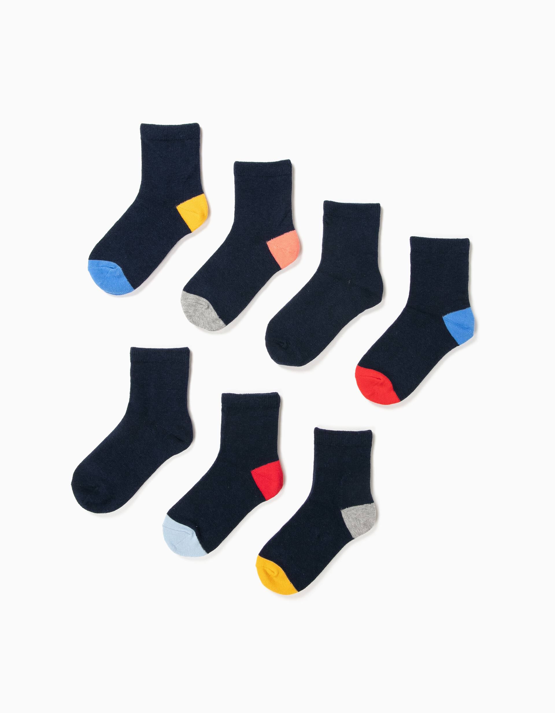 Comprar Online 7-Pack Pairs of Socks for Boys, Dark Blue