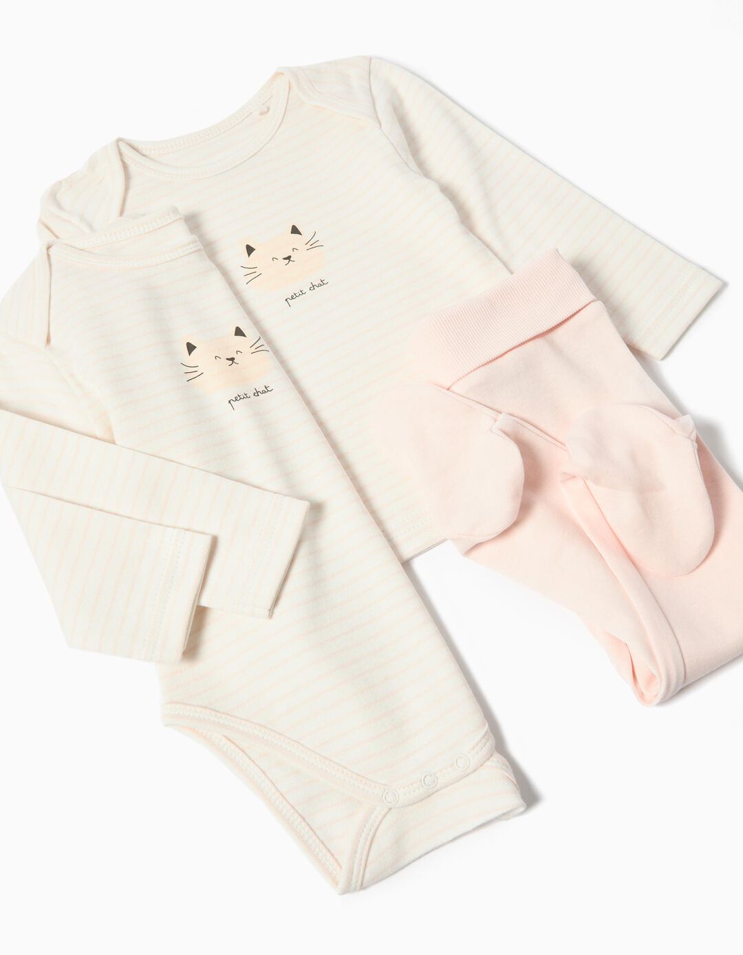 Conjunto 3 Peças, Menina, Multicor