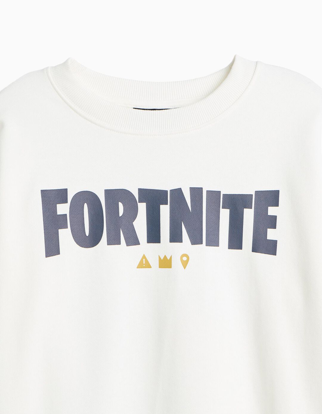 Sweatshirt 'Fortnite', Menino, Branco