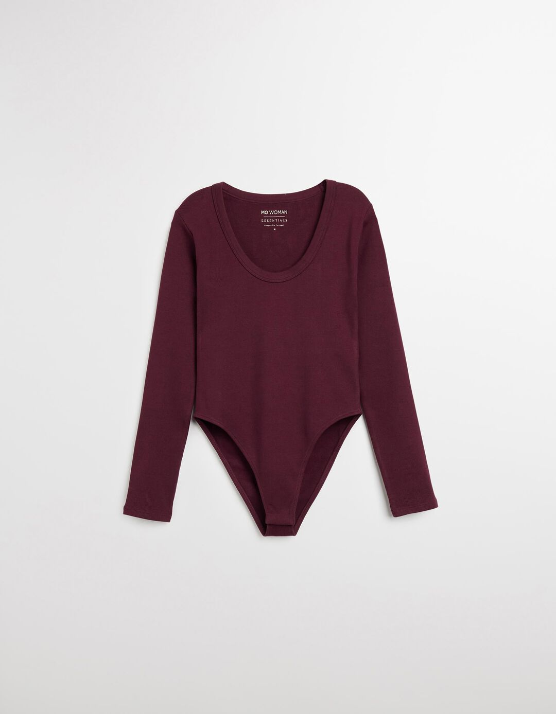 Body de Manga Comprida, Mulher, Roxo