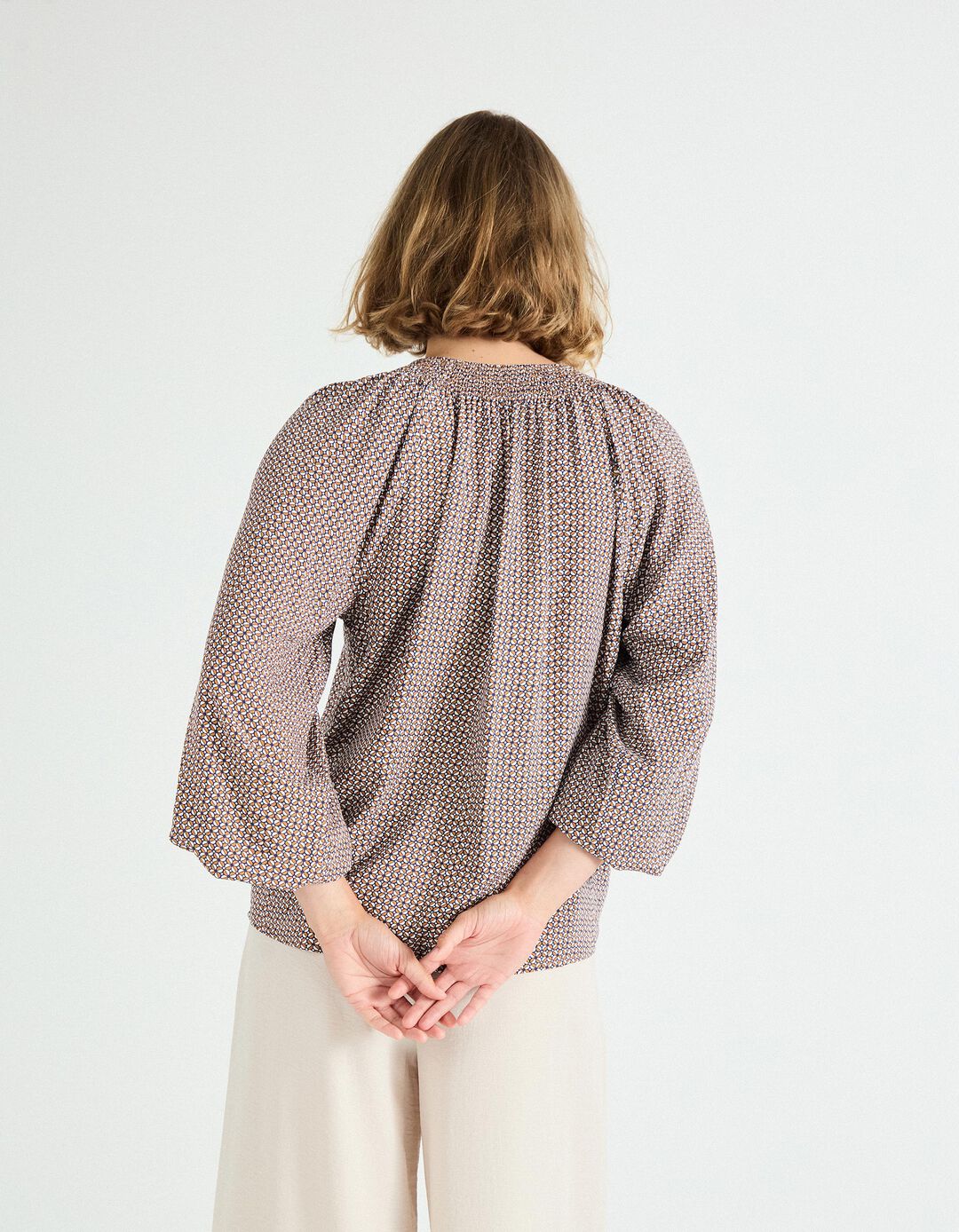 Blusa Viscose, Mulher, Azul