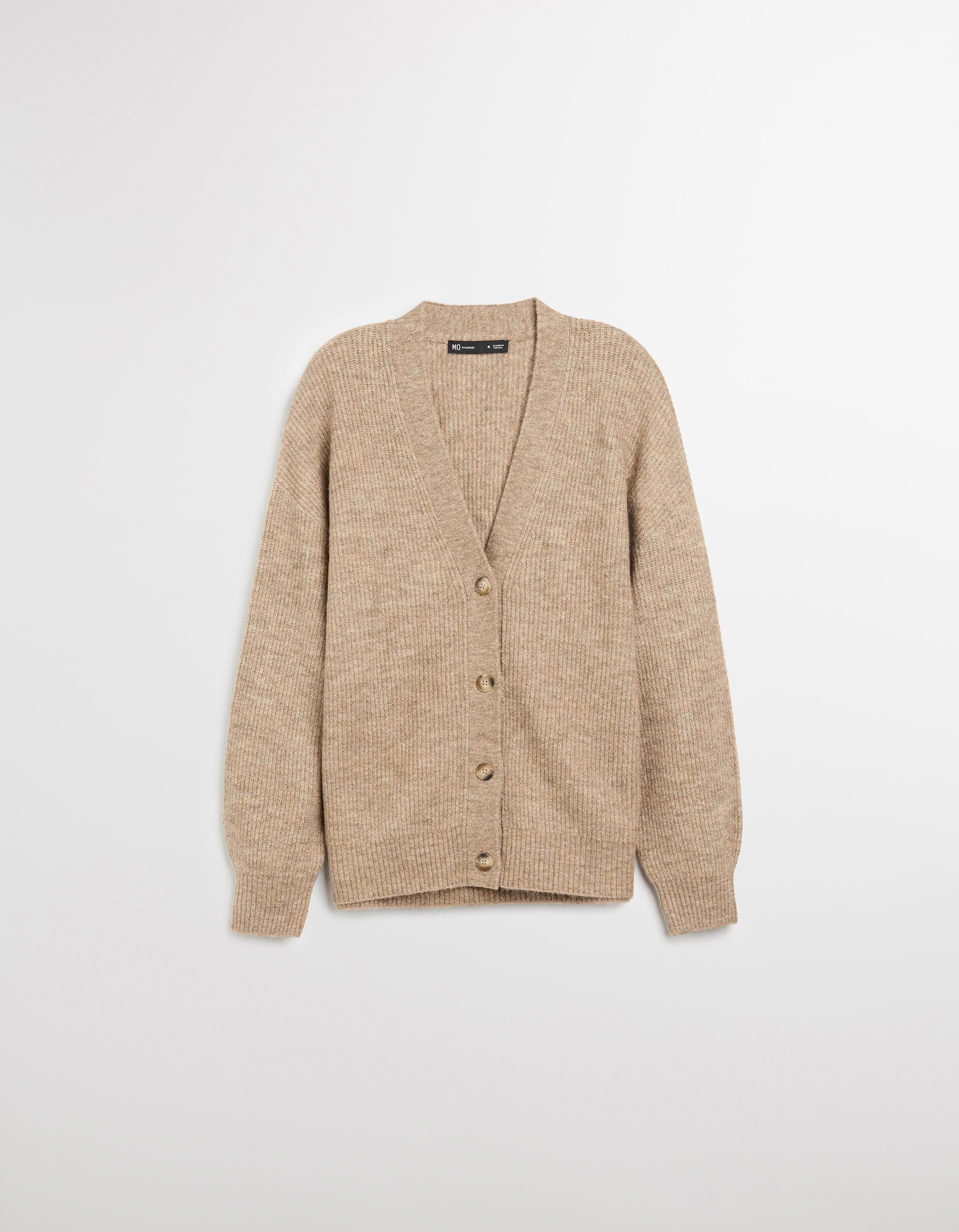 Comprar Online Casaco de Malha, Mulher, Bege