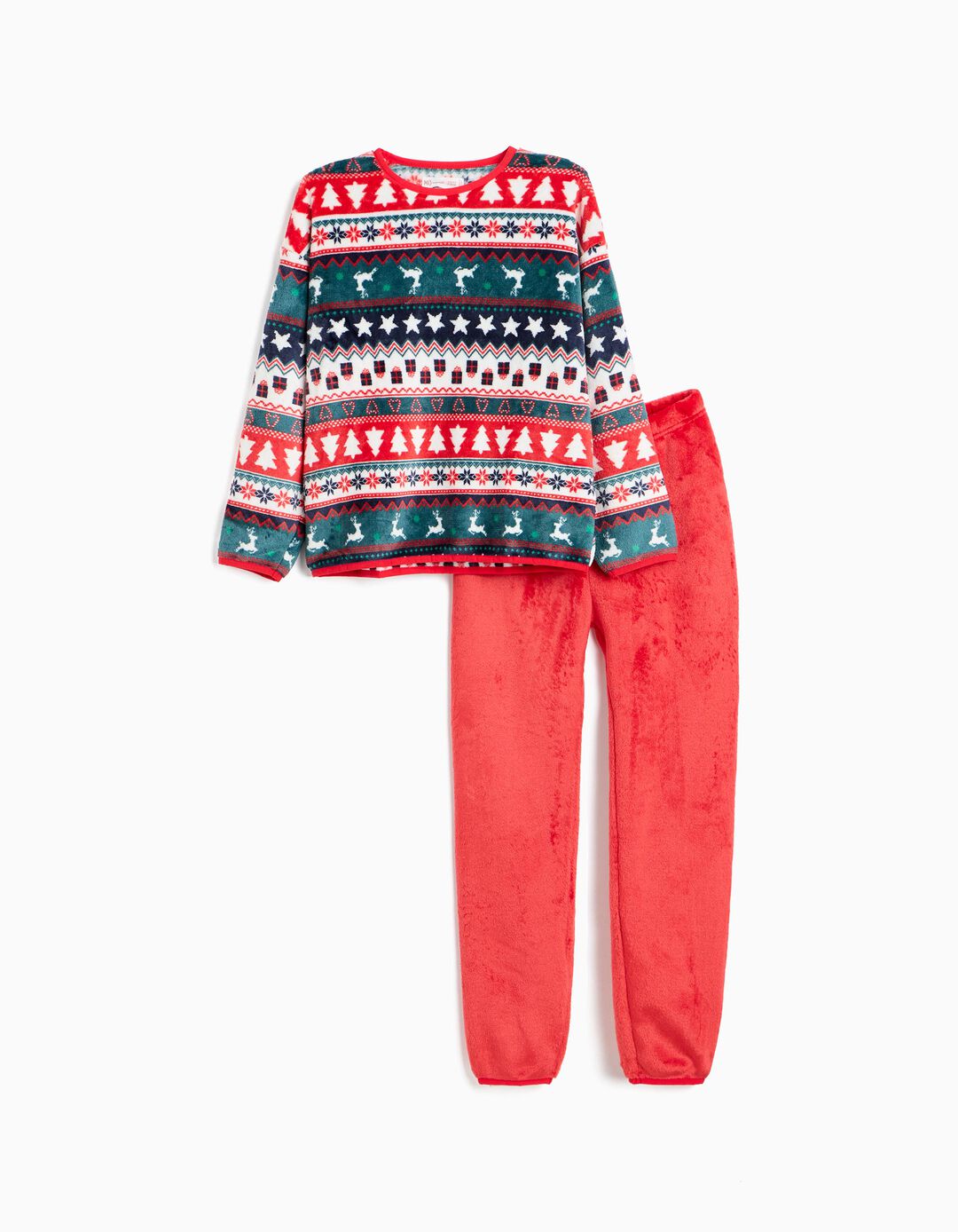 Pijama De Natal, Crian&ccedil;a, Vermelho Escuro