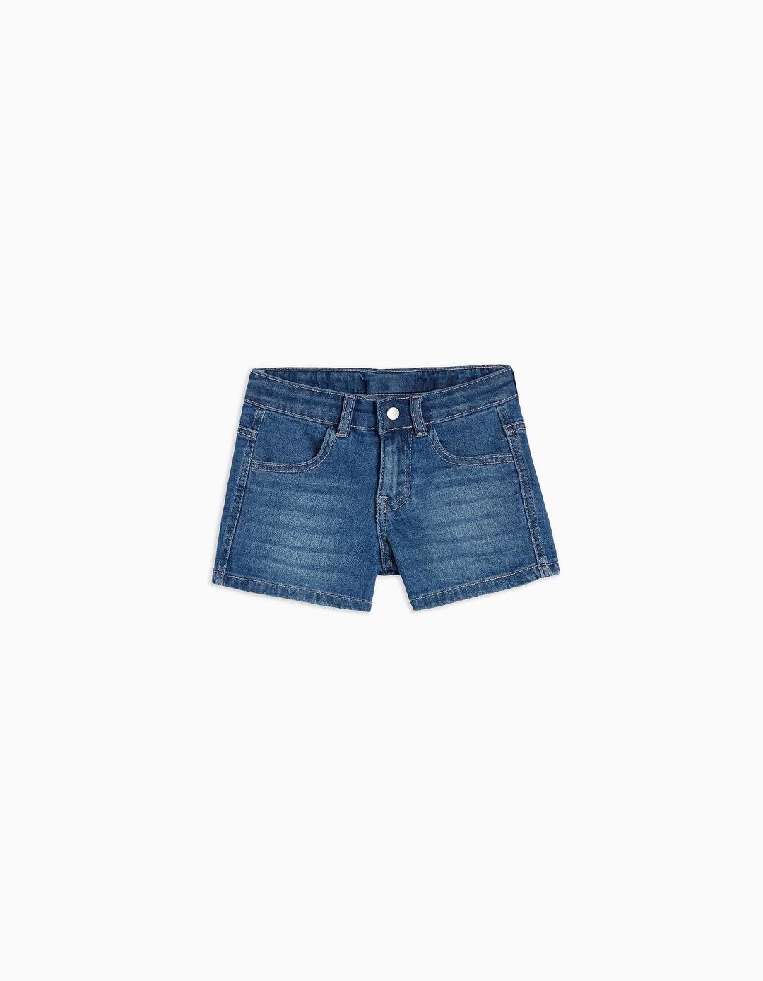Denim Shorts, Girls, Blue
