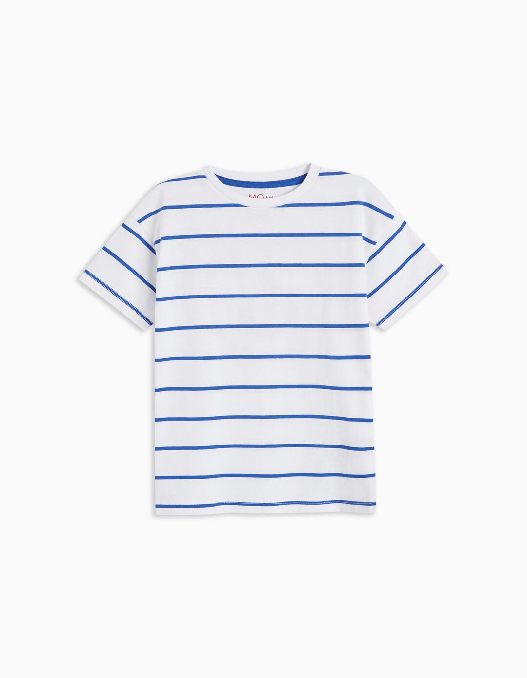 Striped T-shirt, Boys, White