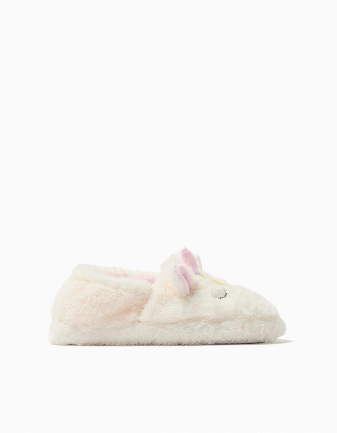 Pantufas Unicórnio, Menina, Branco