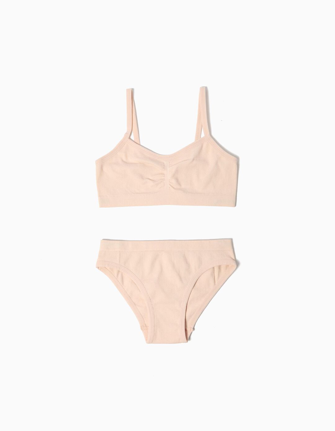 Pack Cuecas e Top, Menina, Rosa Claro