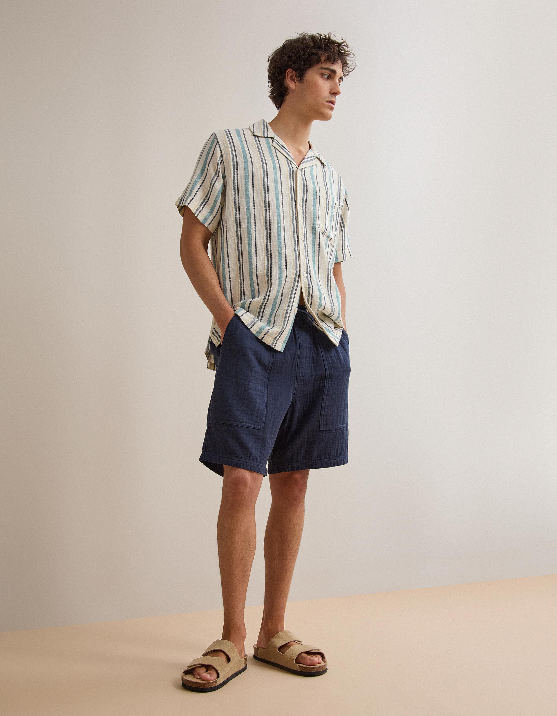 Comprar Online Cal&ccedil;&otilde;es, Homem, Azul Escuro