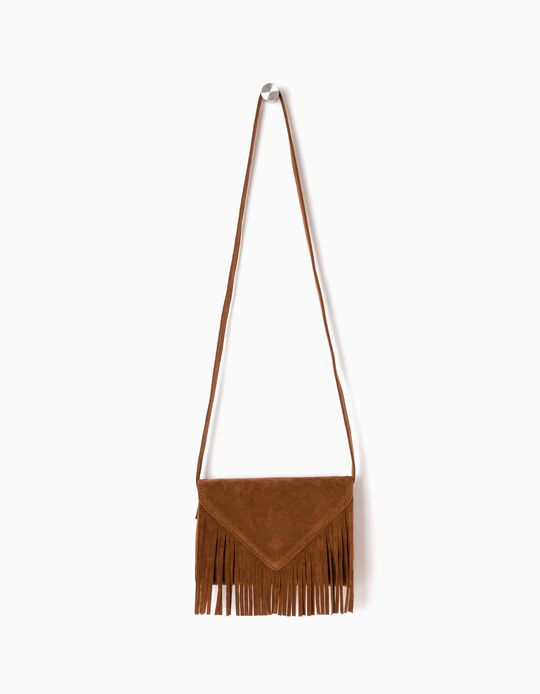 Envelope Crossbody Bag, with Fringes