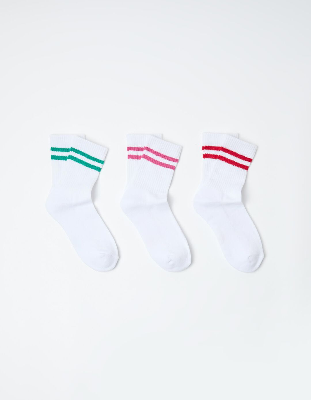 Pack 3 Pares de Meias, Mulher, Branco