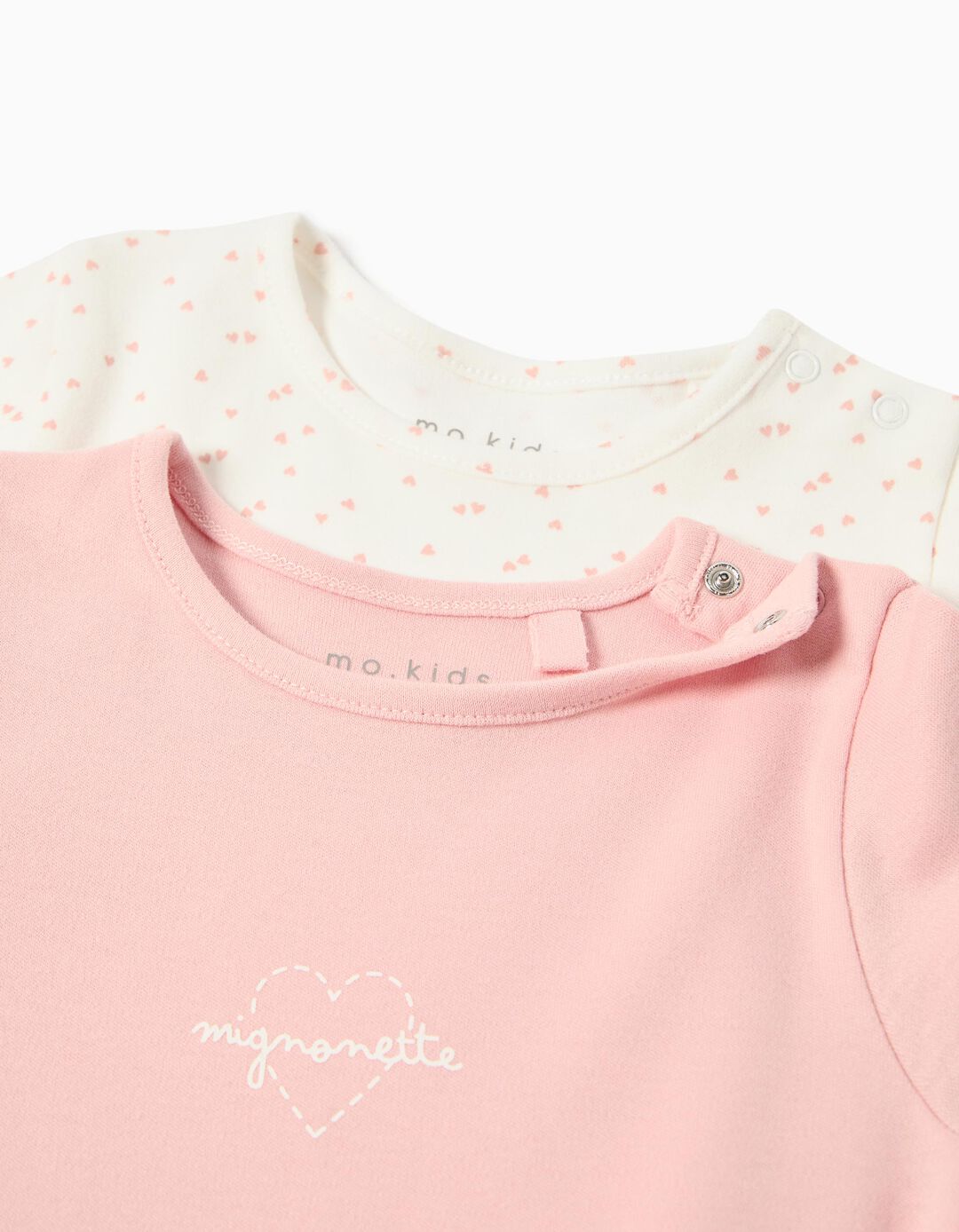 Pack 2 Babygrows, Recém-Nascido, Rosa