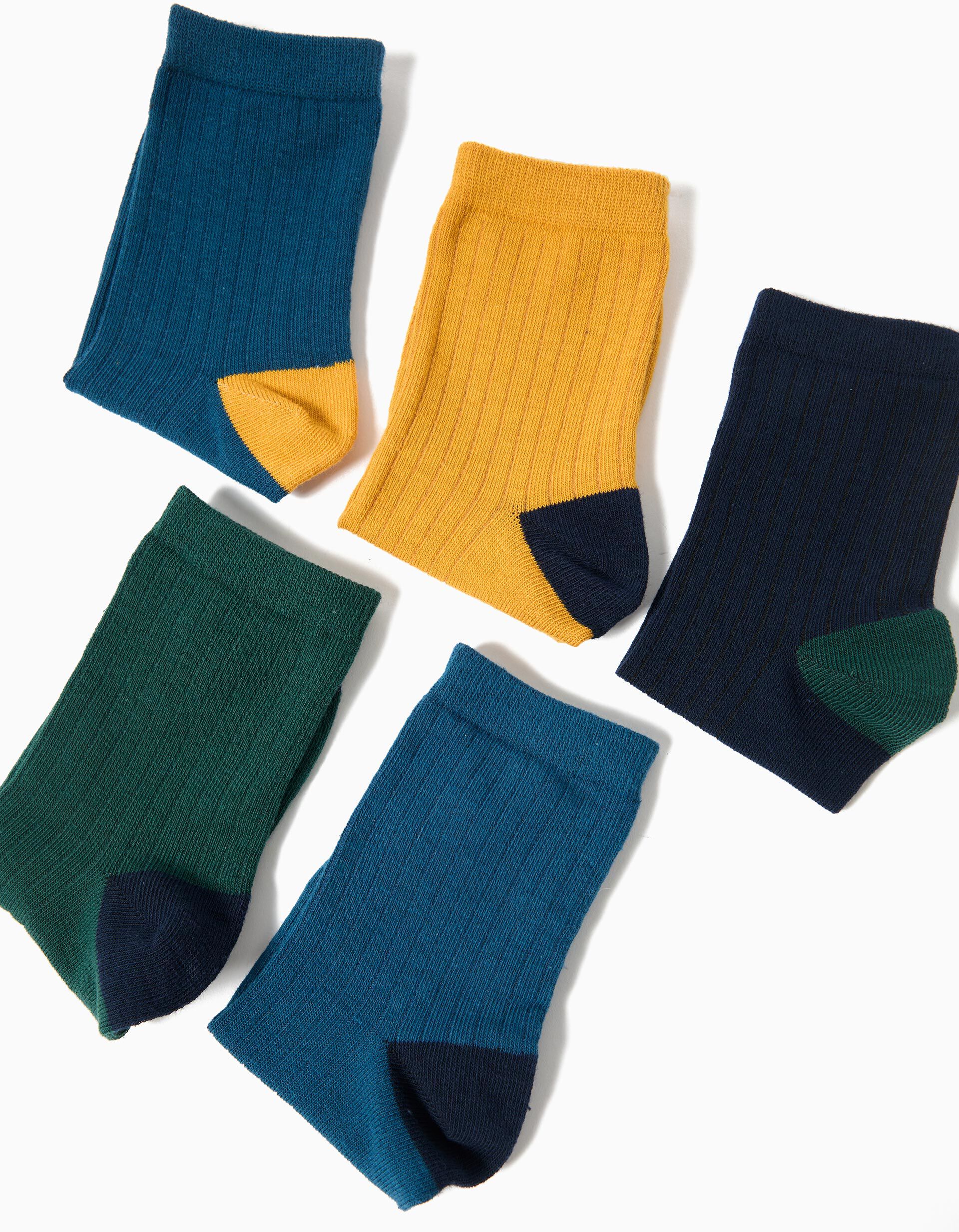 Comprar Online Pack 5 Pares de Meias, Menino, Multicolor