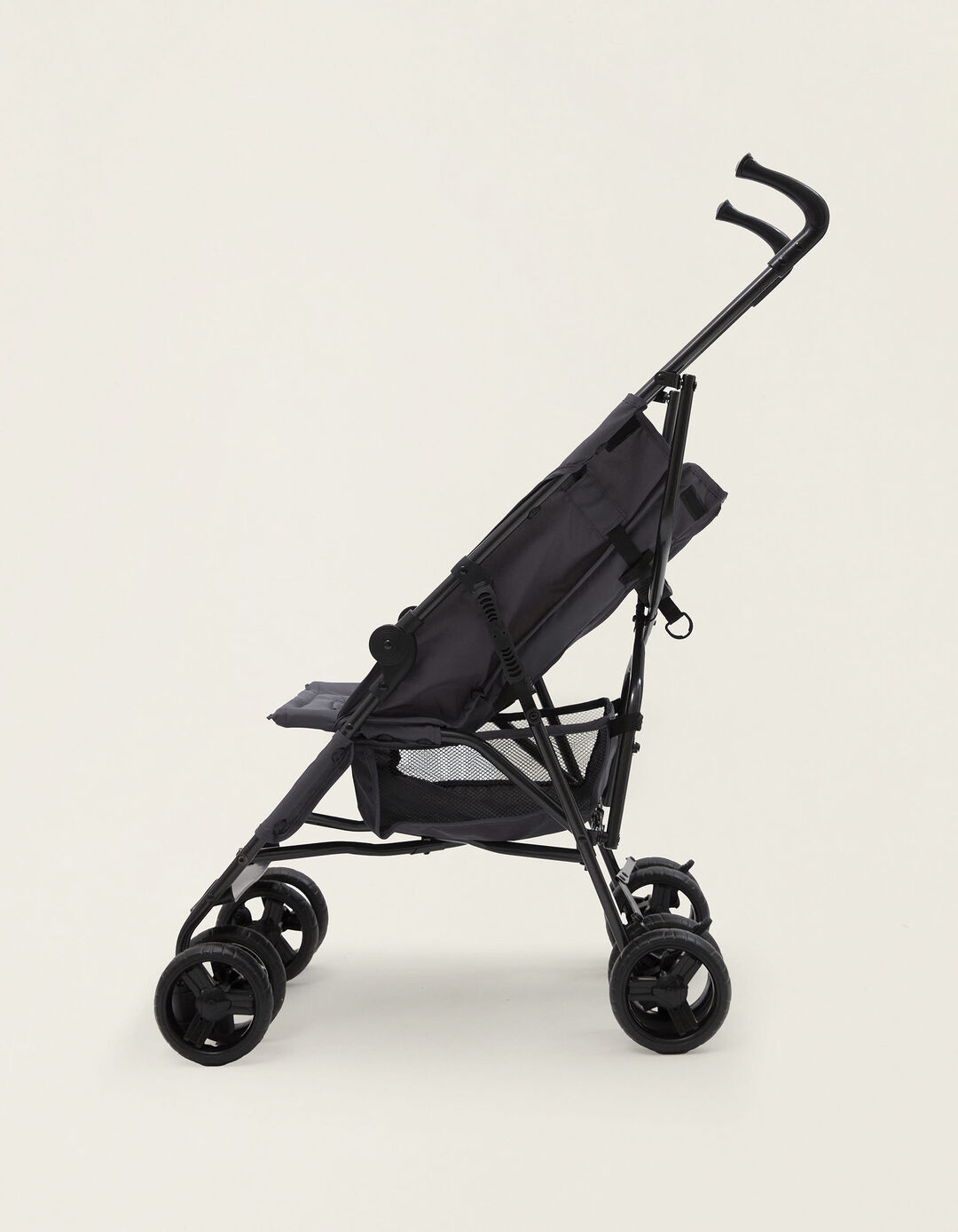 Carrinho Bengala ZY Safe Road Plus, Cinza/Bege