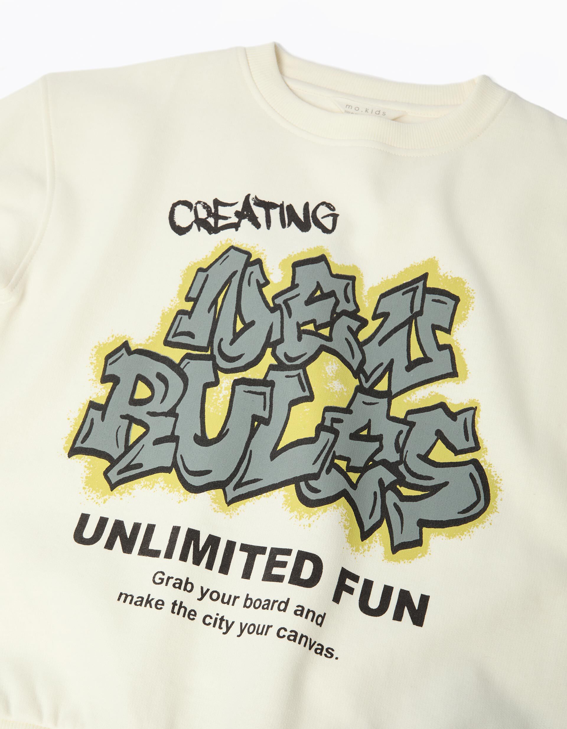 Comprar Online Sweatshirt de Felpa, Menino, Branco