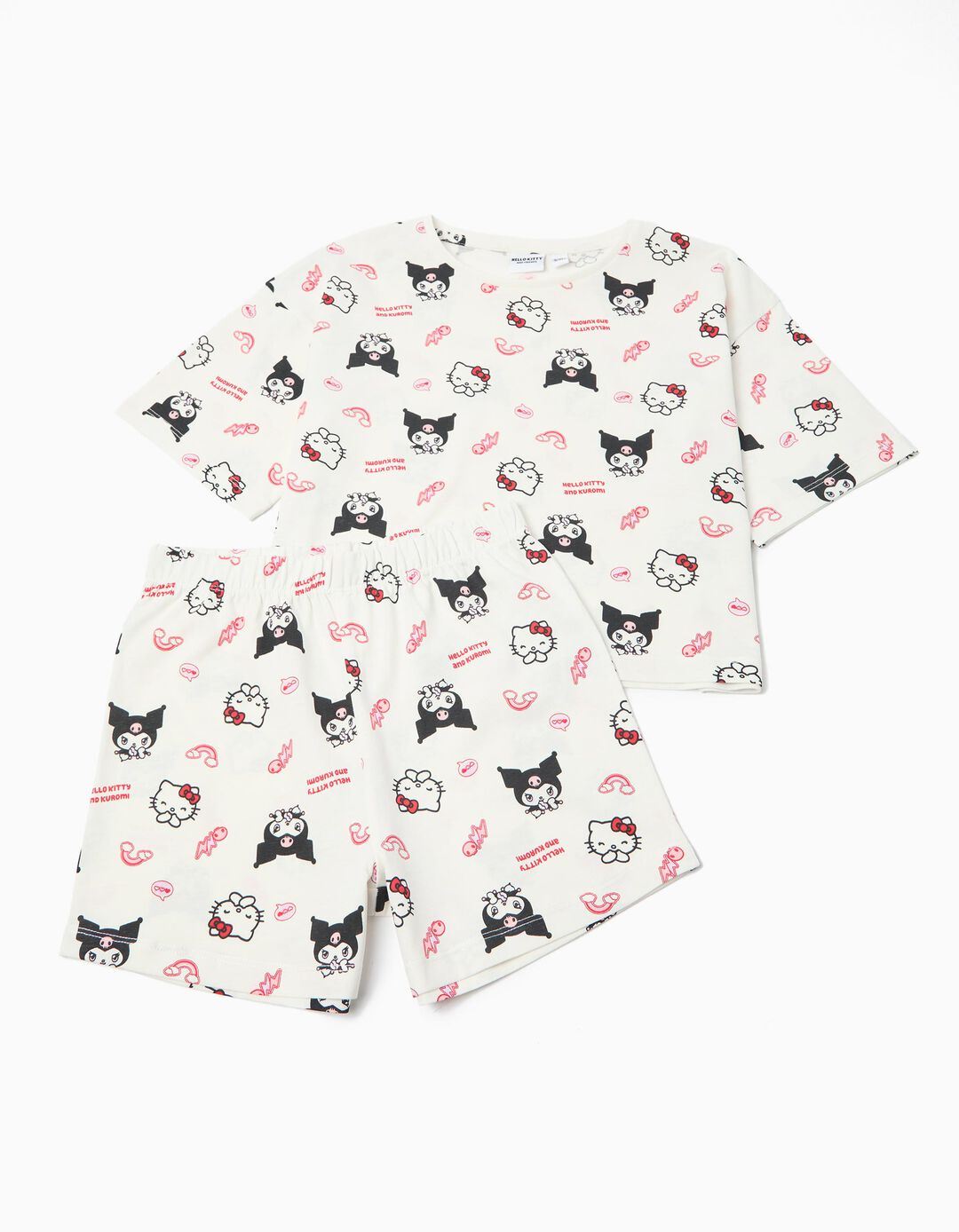 Pijama 'Hello Kitty', Menina, Branco