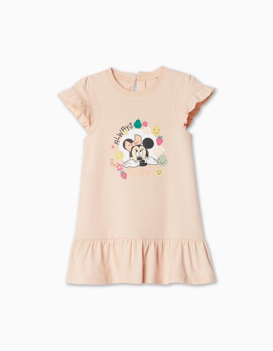 Comprar Online 'Disney' Short Sleeve Dress, Baby Girl, Light Pink