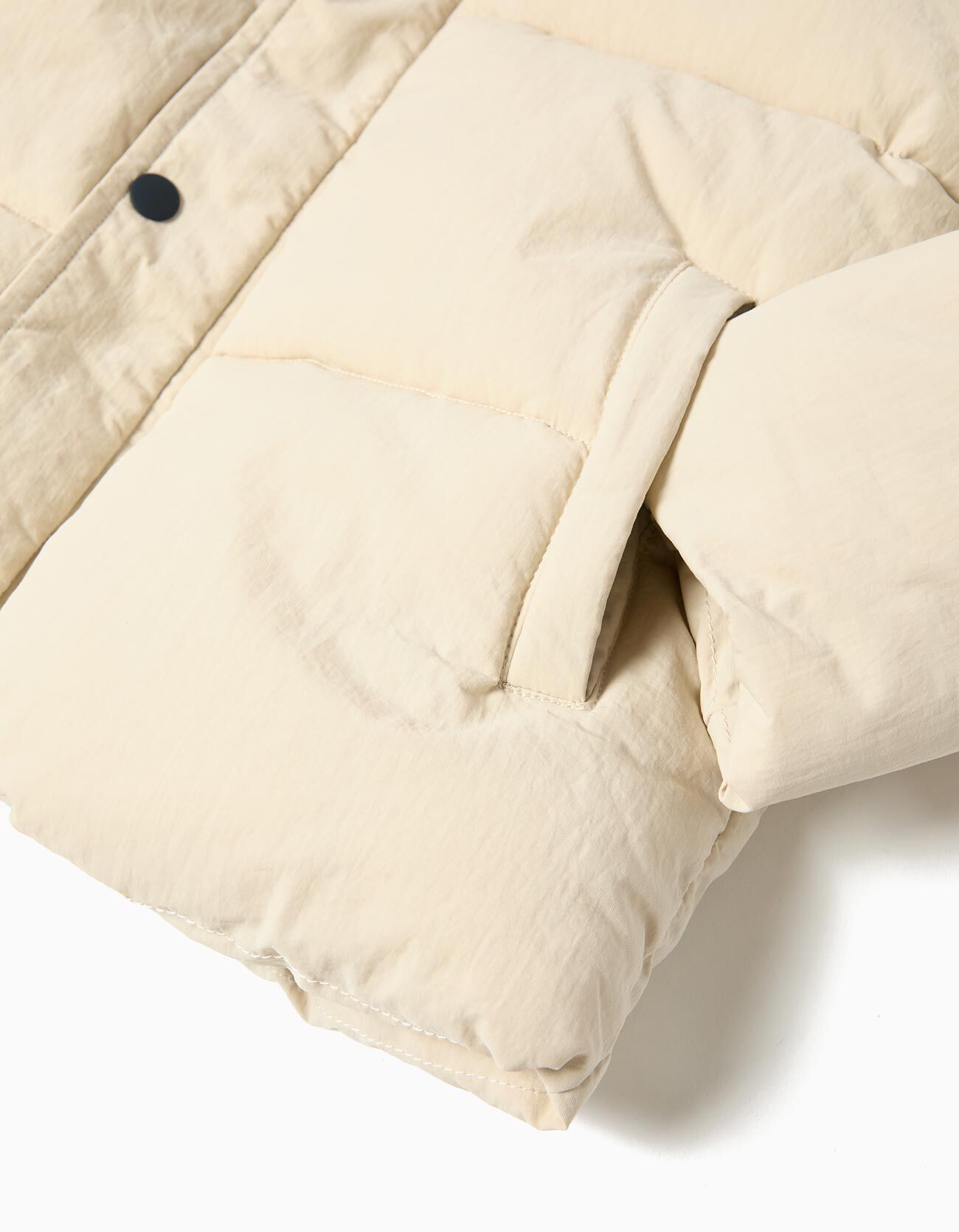 Comprar Online Casaco Acolchoado com Capuz, Menino, Bege