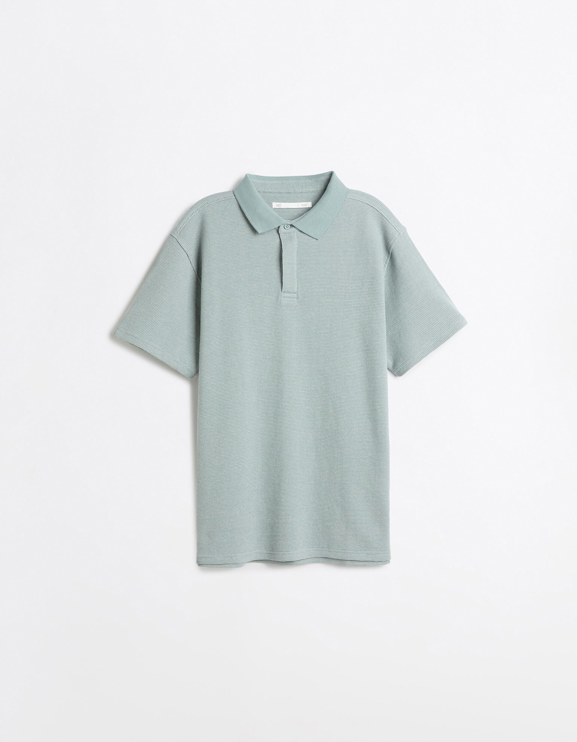 Comprar Online Polo Waffle, Homem, Azul Claro