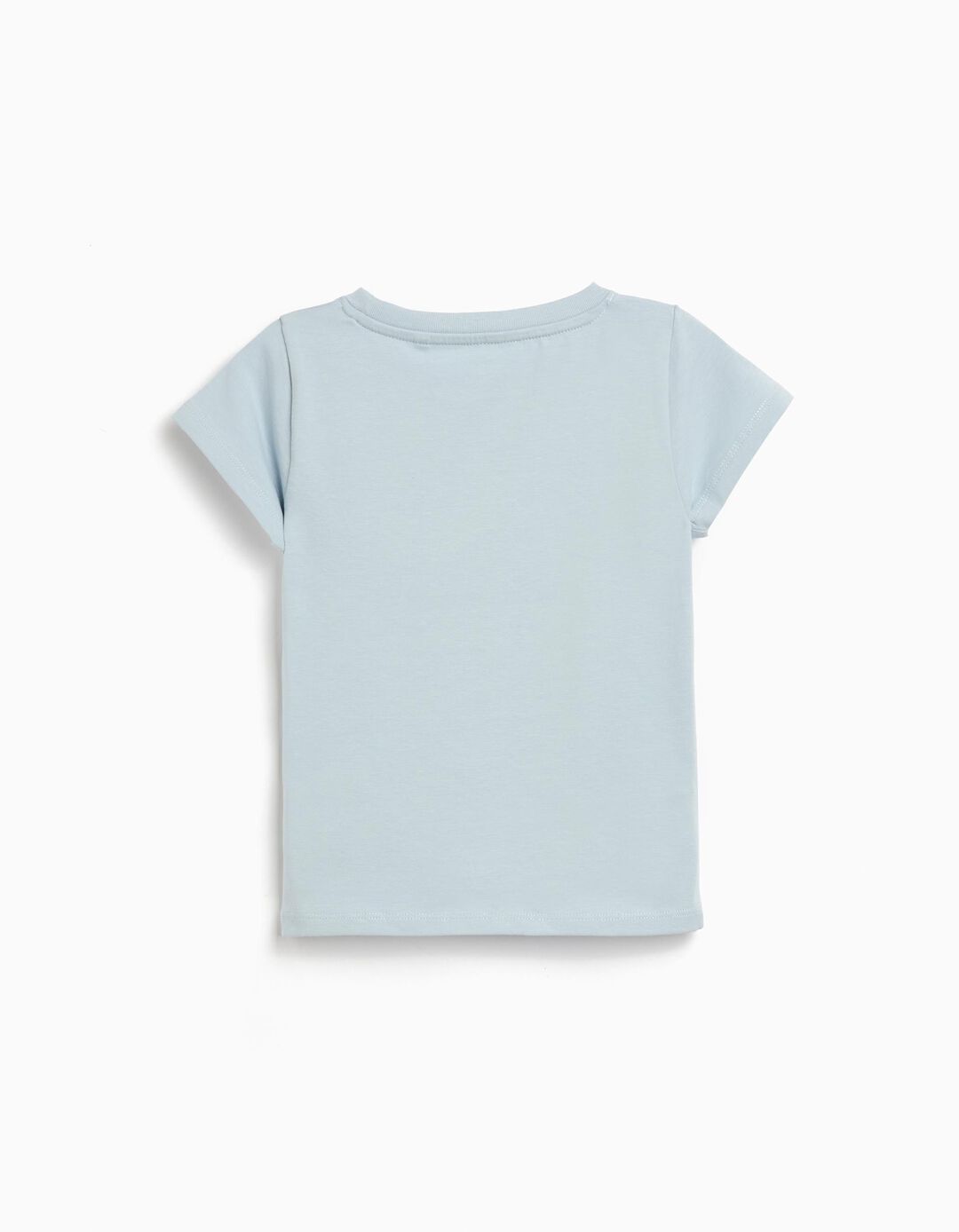 T-shirt Print, Menina, Azul