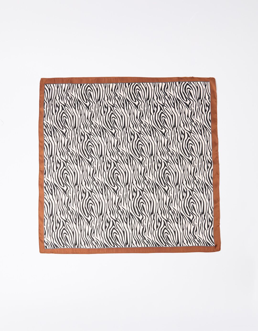 Lenço Zebra, Mulher, Castanho