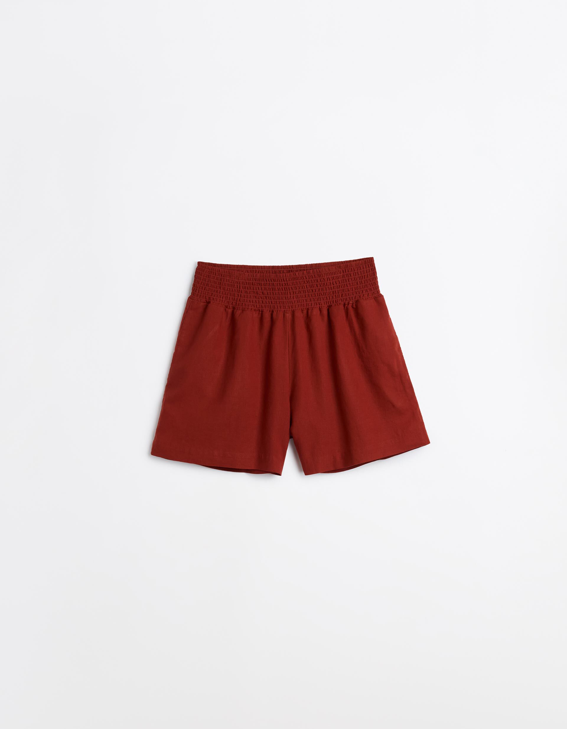 Comprar Online Cal&ccedil;&otilde;es Com Linho, Mulher, Vermelho Escuro