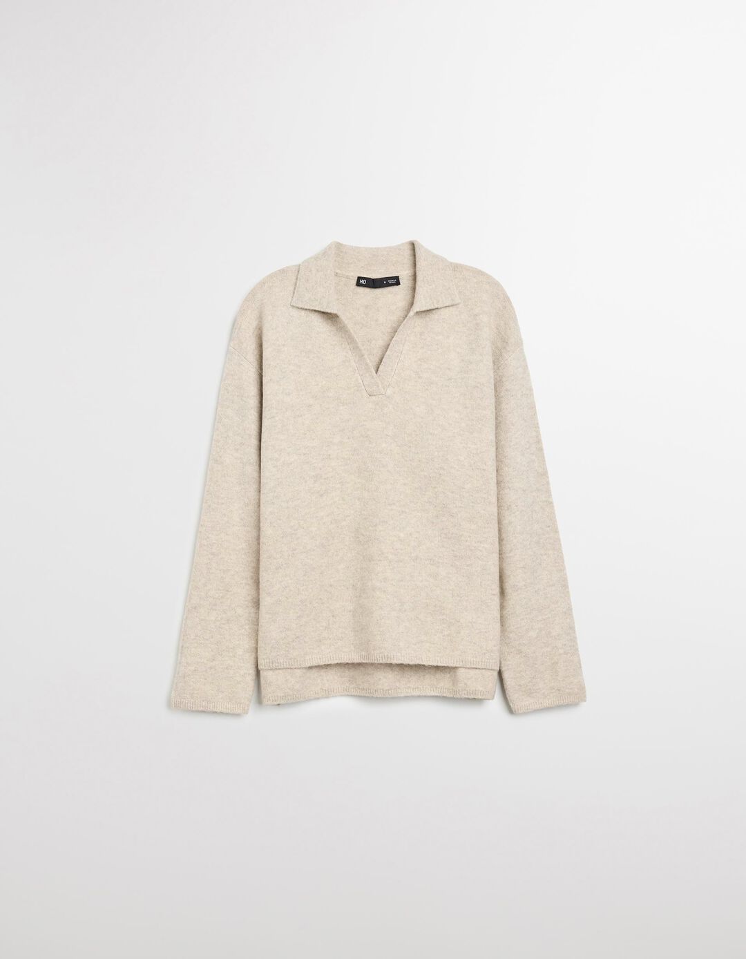 Camisola com Algodão, Mulher, Bege Claro