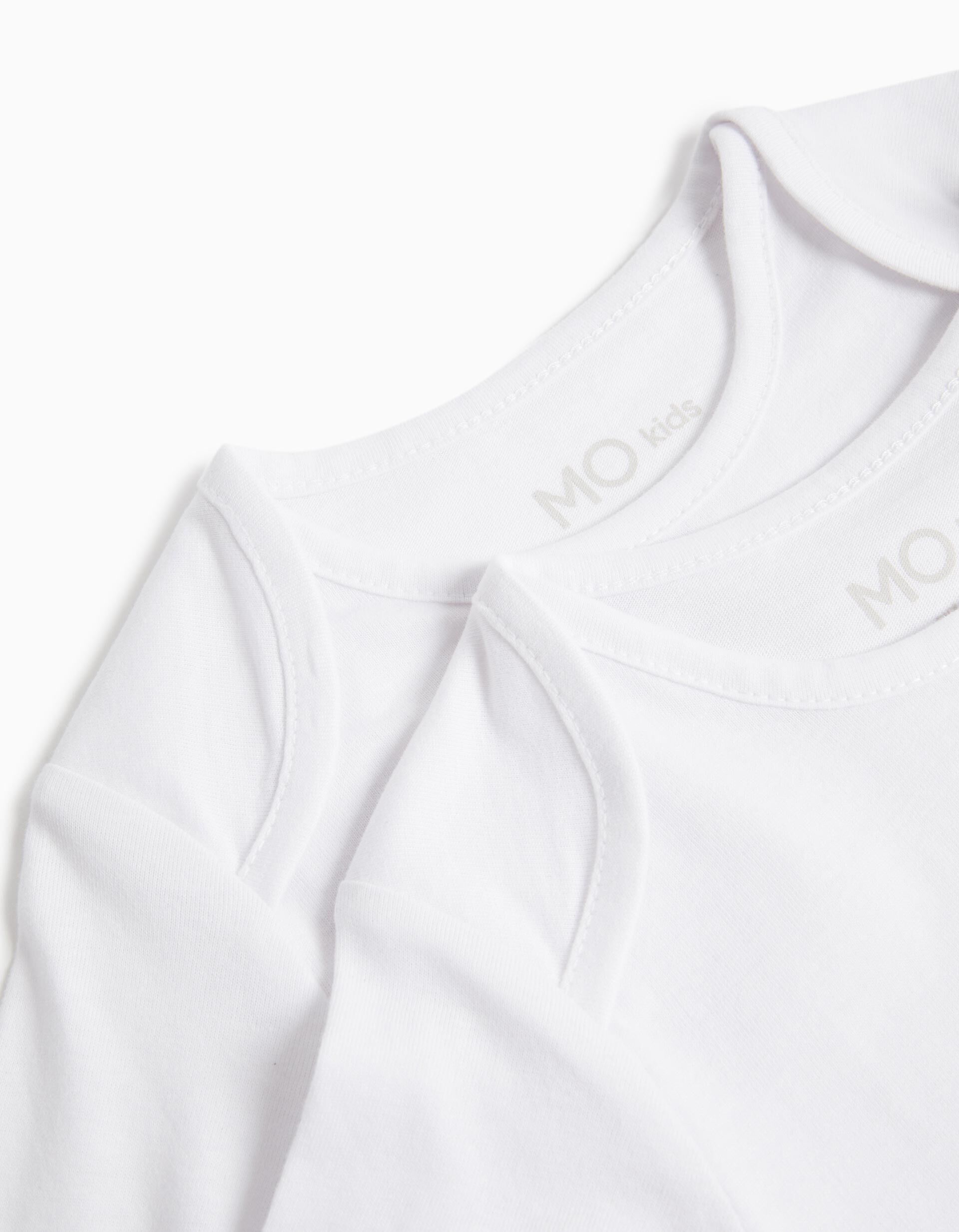 Comprar Online Pack 2 Camisolas Interiores de Manga Comprida, Beb&eacute;, Branco