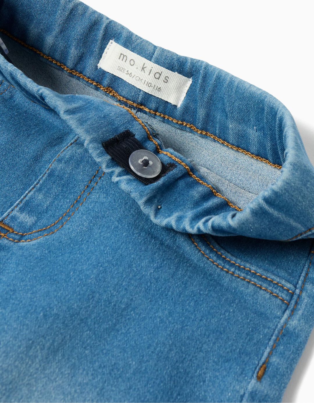 Jeggings de Ganga, Menina, Azul Claro