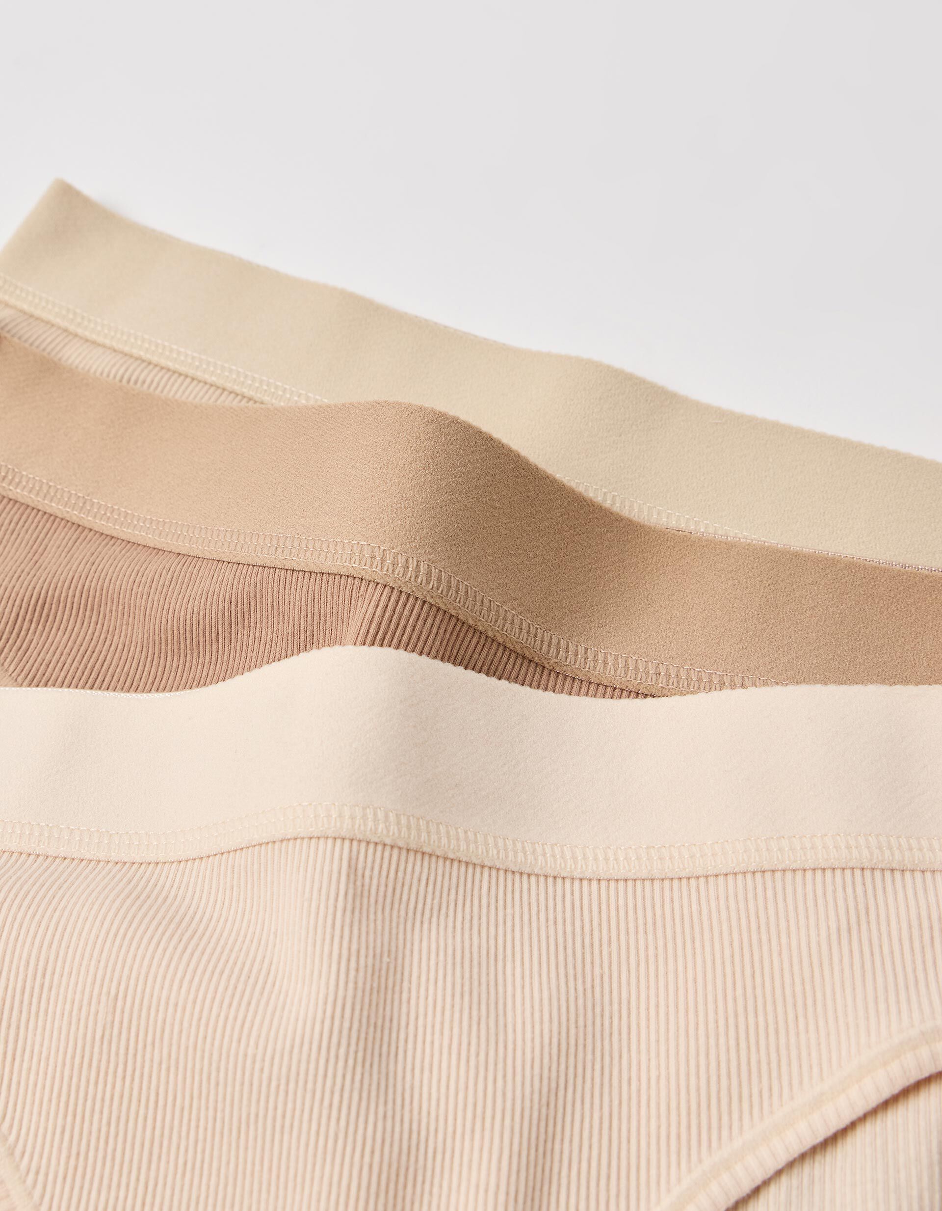 Comprar Online Pack 3 Cuecas Brief, Mulher, Bege