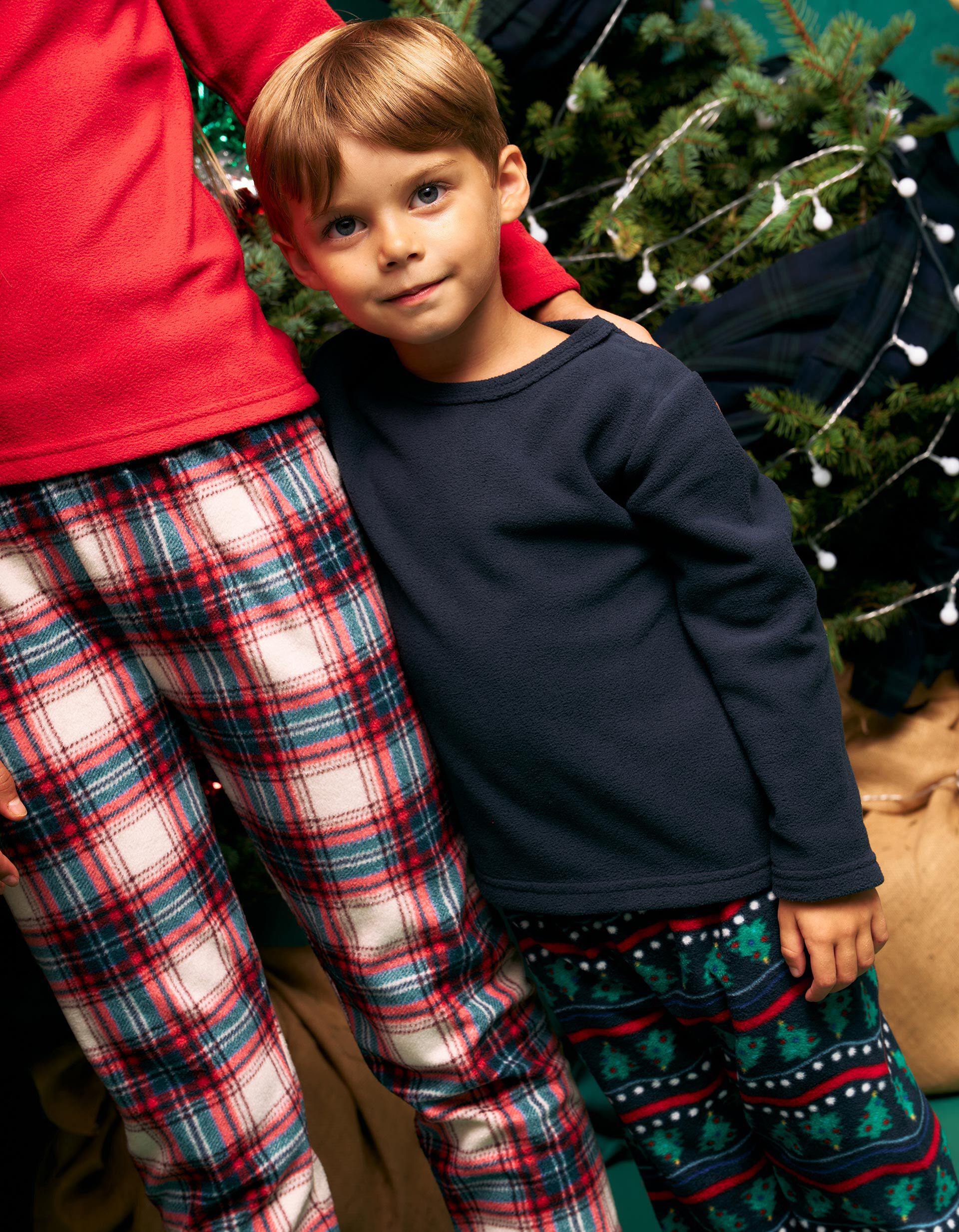 Comprar Online Pijama Polar De Natal, Beb&eacute;, Azul Escuro