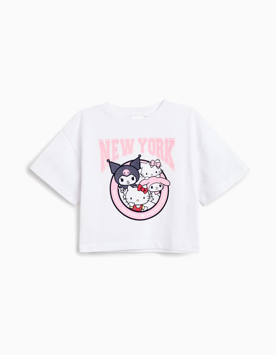 T-shirt 'Hello Kitty', Menina, Branco