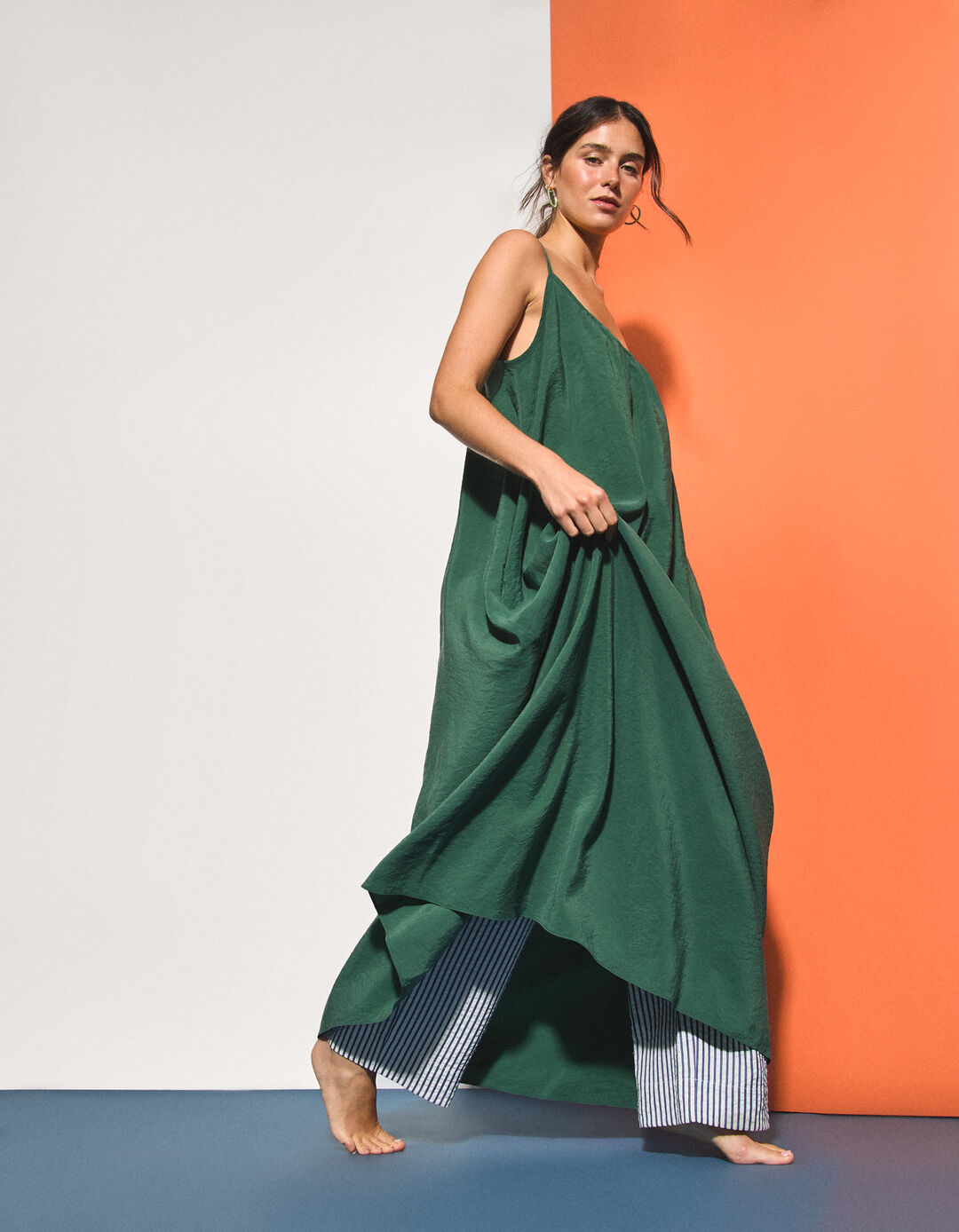 Vestido Modal, Mulher, Verde 