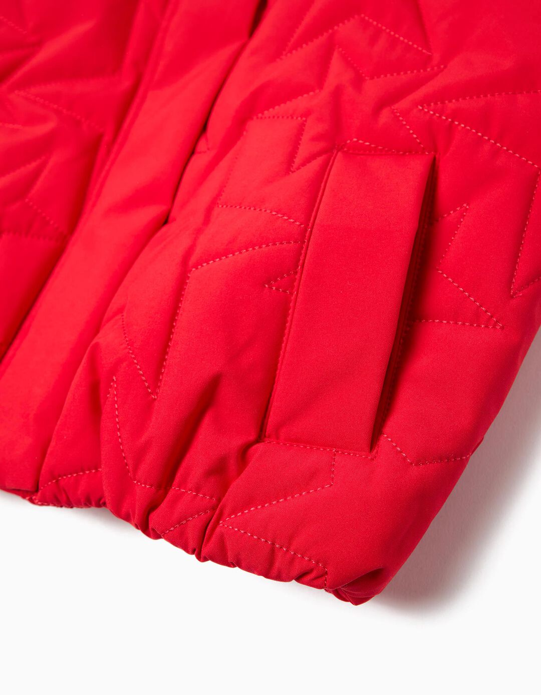 Colete Acolchoado, Menina, Vermelho