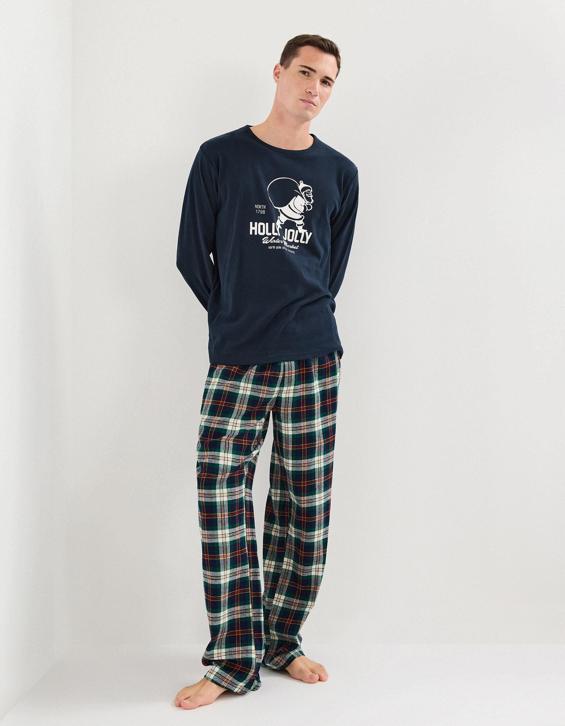 Comprar Online Pijama de Natal, Homem, Azul Escuro