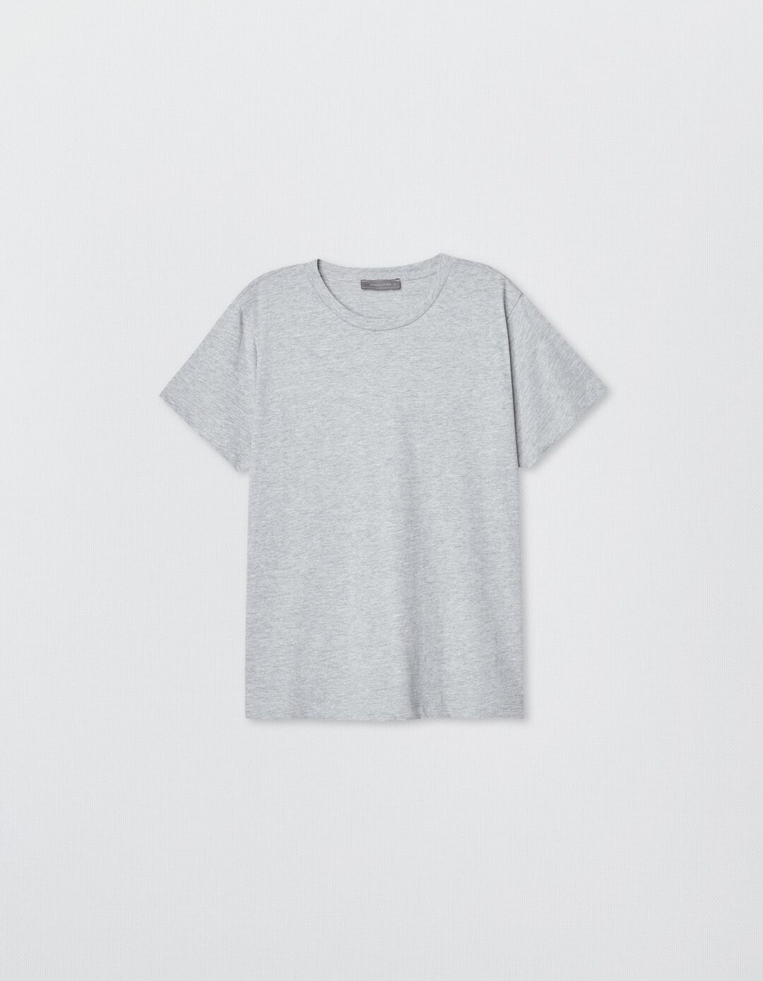Round Neckline T-shirt, Women, Grey