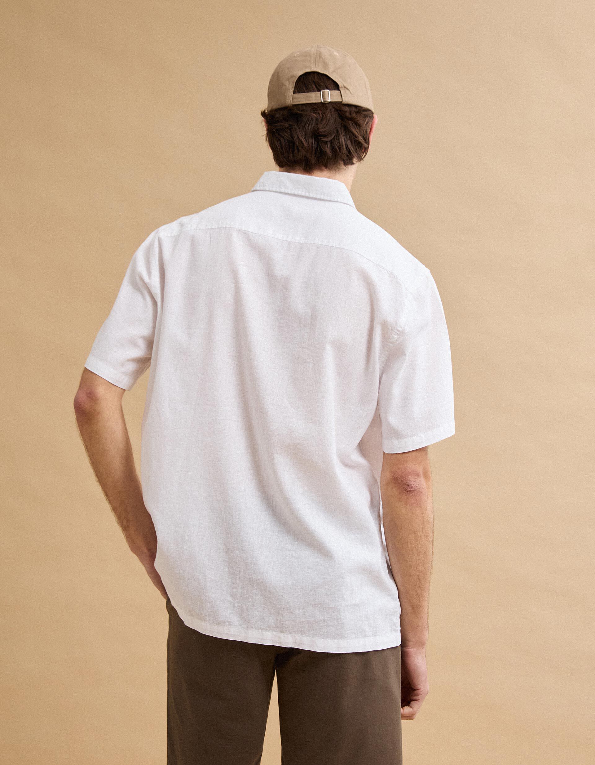 Comprar Online Camisa com Linho, Homem, Branco