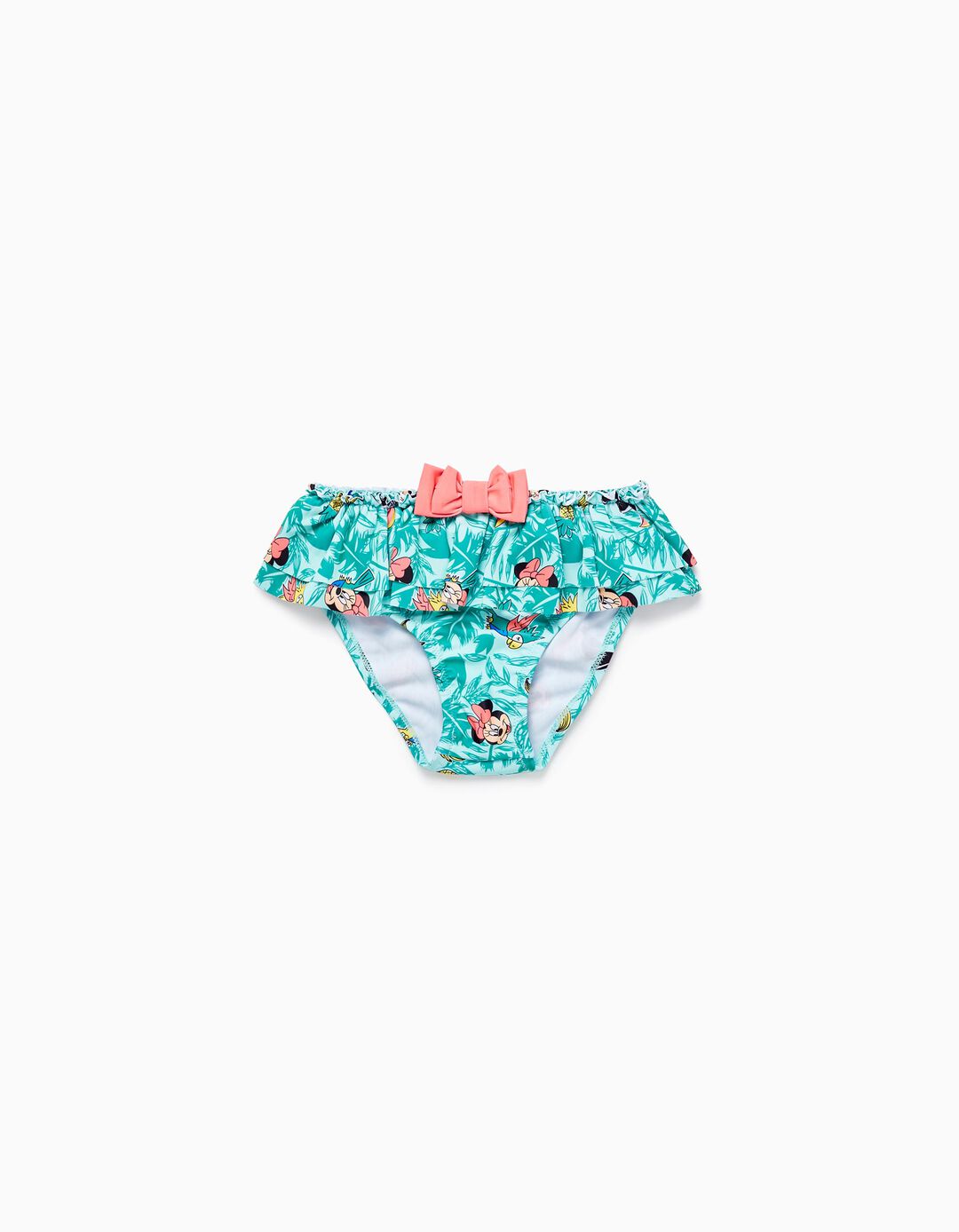 Swim Bottoms with Pattern UPF 80 for Baby Girls 'Minnie', Green