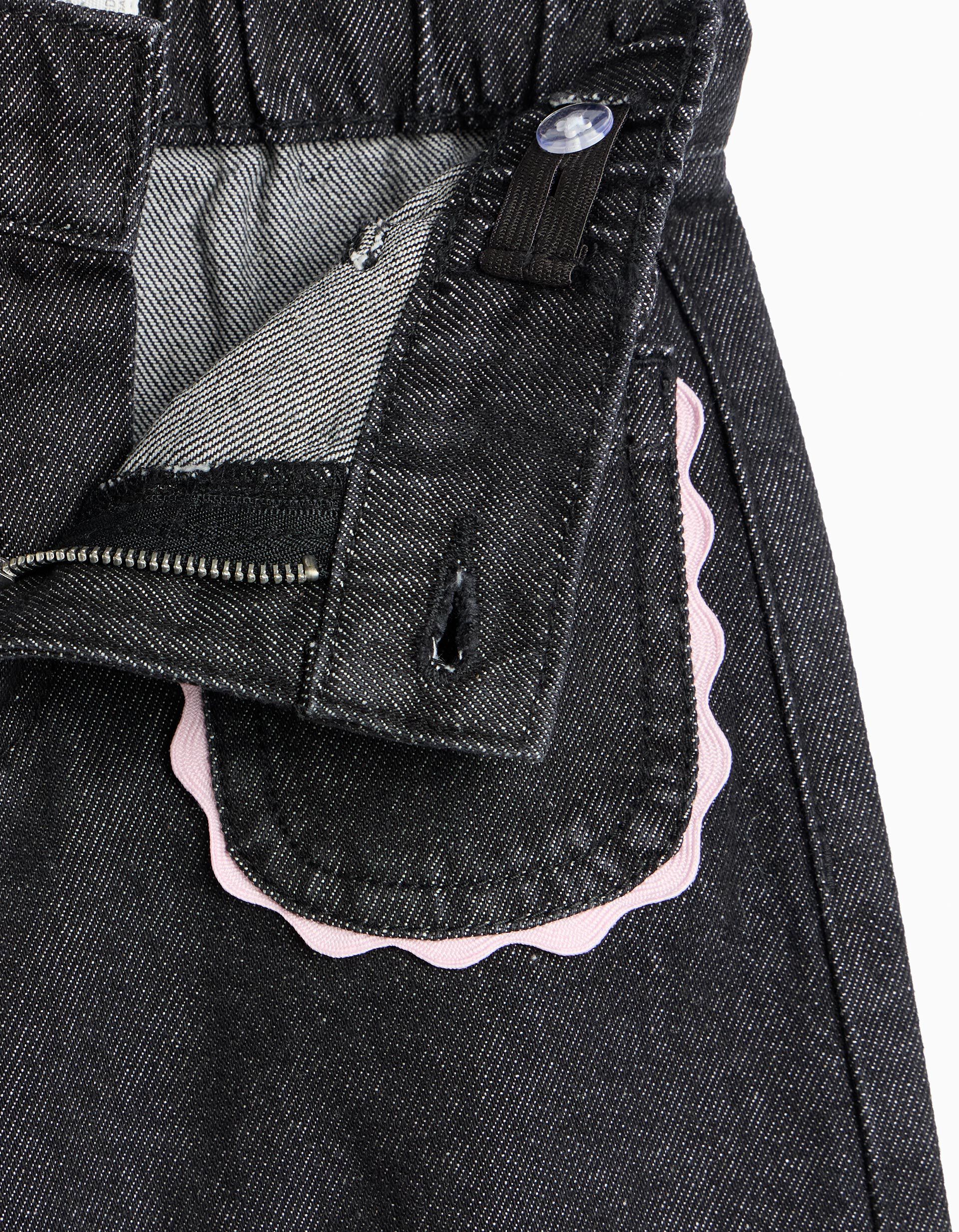 Comprar Online Cal&ccedil;as De Ganga 'Wide Leg', Menina, Preto