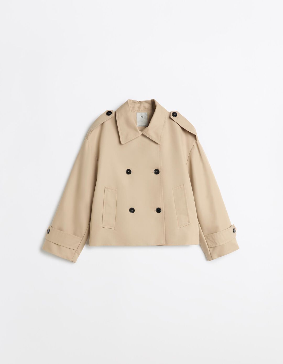 Trench Curto, Mulher, Bege
