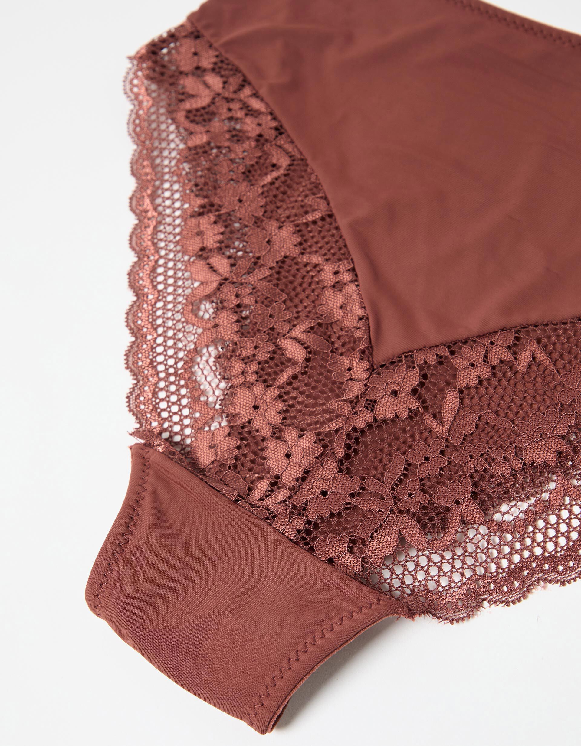 Comprar Online Cuecas de Cintura Subida, Mulher, Castanho