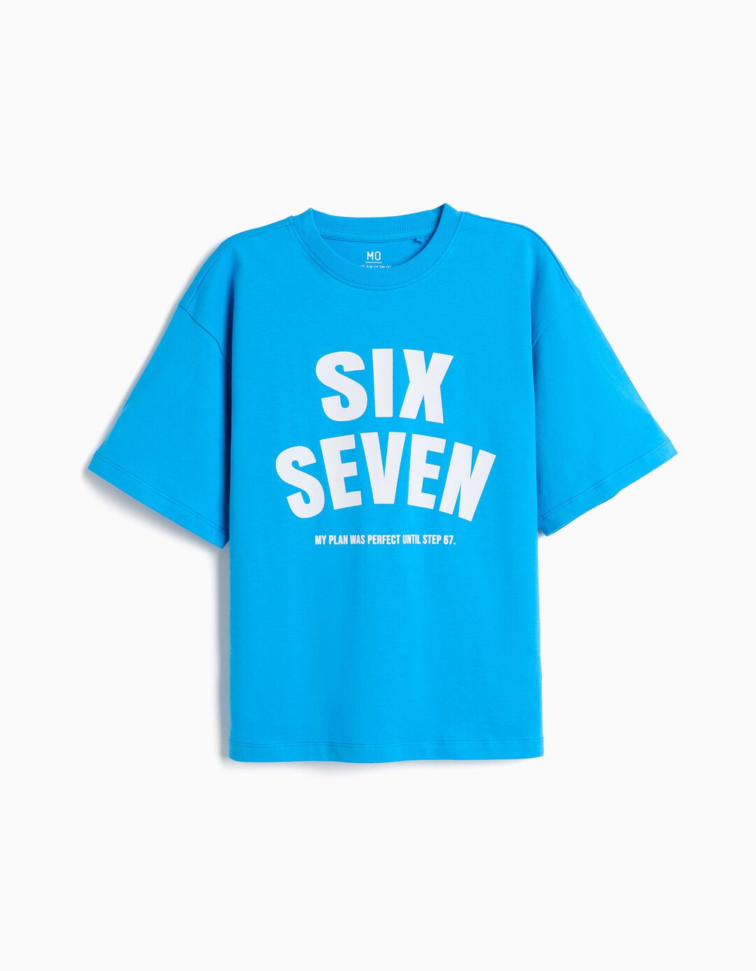 T-shirt Estampada 'Loose Fit', Menino, Azul