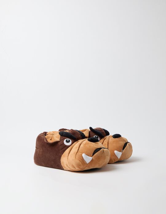 Comprar Online Pantufas, Homem, Castanho